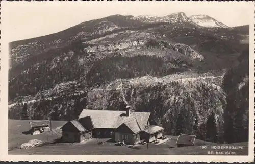 Hoisesradalpe près de Bad Ischl, inachevé- date 1954