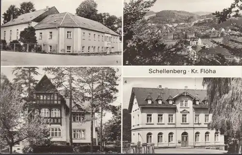 Leubsdorf, Schellenberg, Konsum Gaststätte, Ferienheim der Reichsbahn, Gasthaus Höllmühle, gelaufen 1986