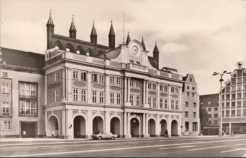 Rostock, Rathaus, gelaufen 1982