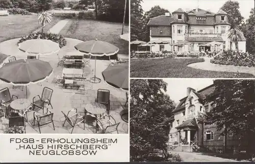 Neuglobsow, Erholungsheim Haus Hirschberg, ungelaufen
