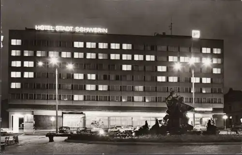 Schwerin, Hotel Stadt Schwerin, gelaufen 1981