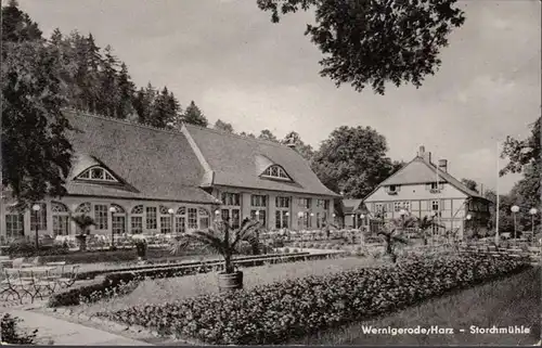 Wernigerode, moulin à cigognes, couru en 1958