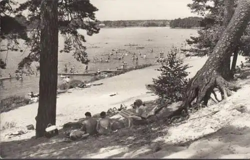 Grünheide, Peetzsee. Plage, courue en 1970