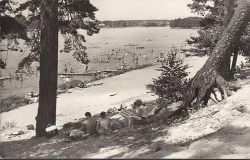 Grünheide, Peetzsee, Strand, gelaufen 1970