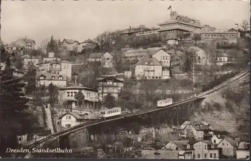 Dresden, Luisenhof und Standseilbahn, ungelaufen