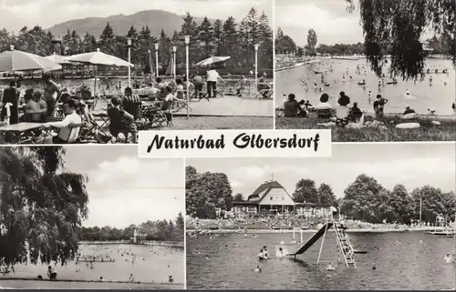 Olbersdorf, Naturbad, Mehrbild, gelaufen 1980