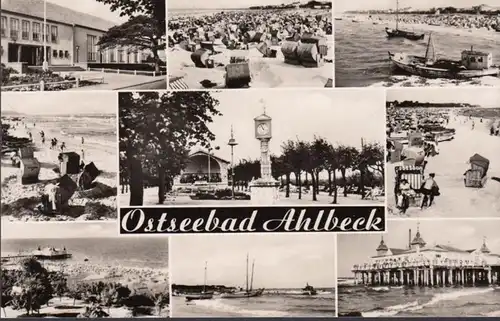 Ahlbeck, Strandansichten, ungelaufen