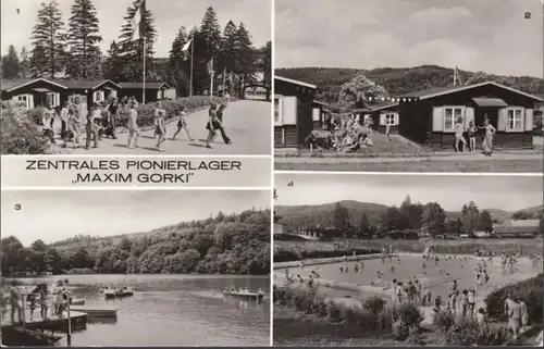 Eckardtshausen, Zentrales Pionierlager Maxim Gorki, Mehrbild, ungelaufen