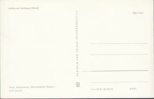 Stolberg, Teilansicht, ungelaufen