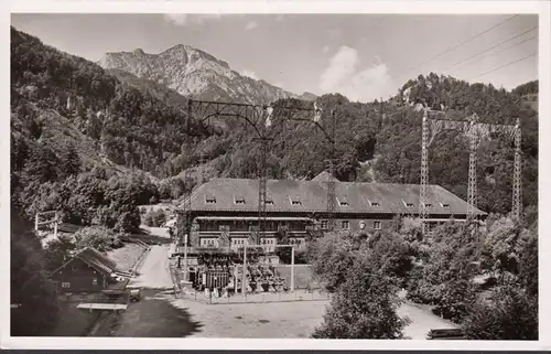 Kochel am See, Walchenseewerk mit Herzogstand, ungelaufen