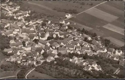 Riedöschingen, Fliegeraufnahme, gelaufen