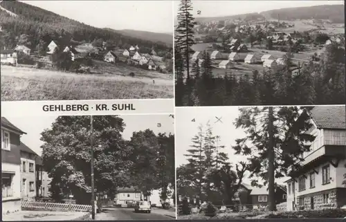 Gehlberg, Erholungsheim, Hauptstrasse, Am Brand, gelaufen 1980