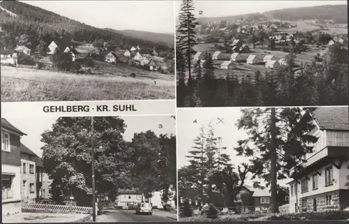 Gehlberg, Relestheim, Hauptstrasse, Am Brand, couru en 1980