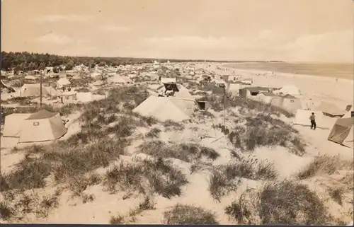 Prerow, Campingplatz, Strand, gelaufen 1966