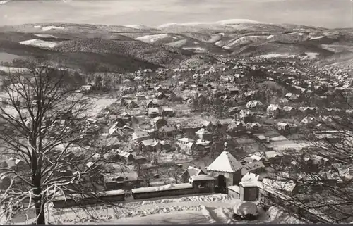 Wernigerode, Blick vom Schloss, gelaufen