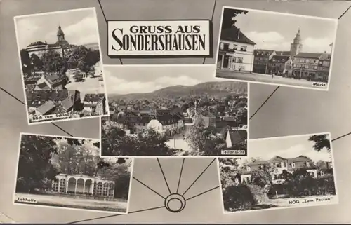 Sondershausen, Lohhale, HOG Zum Possen, Markt, gelaufen 1966