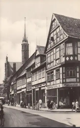 Salzwedel, Burgstrasse, Seifenhaus Hansa, gelaufen 1971