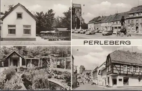Perleberg, Gaststätte Hubertus, Markt, Tierpark, Bäckerstrasse, gelaufen