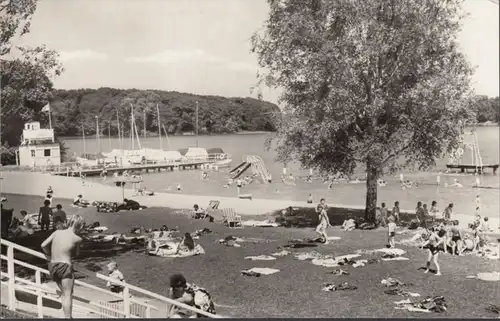 Templin, Strandbad, Bootsanlegestelle, ungelaufen