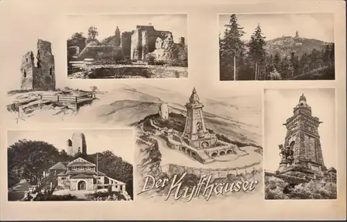 Der Kyffhäuser, Mehrbild, ungelaufen