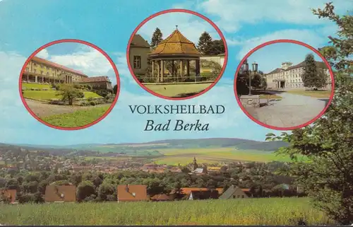 Bad Berka, Volksheilbad, Stadtansichten, ungelaufen