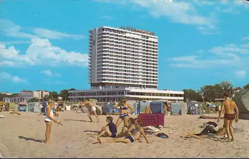 Warnemünde, Hotel Neptun, Strand, gelaufen
