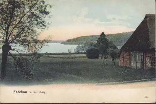 AK Farchau, Bauernhaus, Ratzeburger See, gelaufen 1905