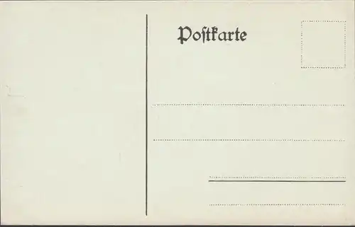 Sylt, Fête des Fleurs en Westerland 1911, carte des artistes, incurvée