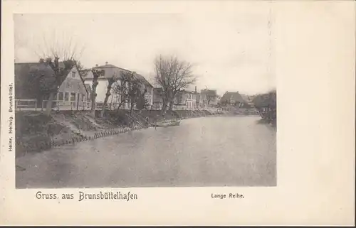 Gruss de Brunsbüttelhafen, Longue rangée, incurvée