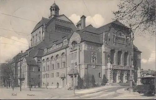 Kiel, Theater, gelaufen 1911