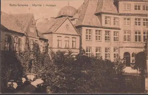 Marne in Holstein, Gasthof Raths- Schenke, ungelaufen