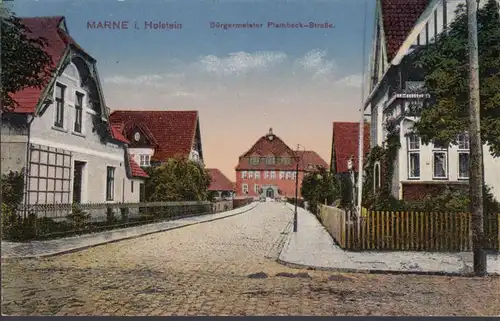 Marne in Holstein, Maire Plambeck Strasse, inachevé