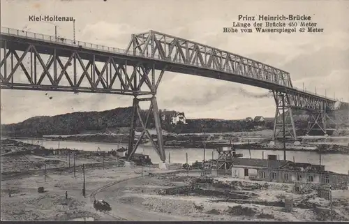 Kiel Holtenau, Prinz Heinrich Brücke, gelaufen 1912