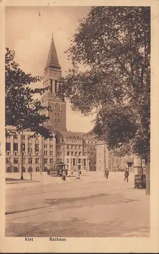 Kiel, Rathaus, gelaufen 1912
