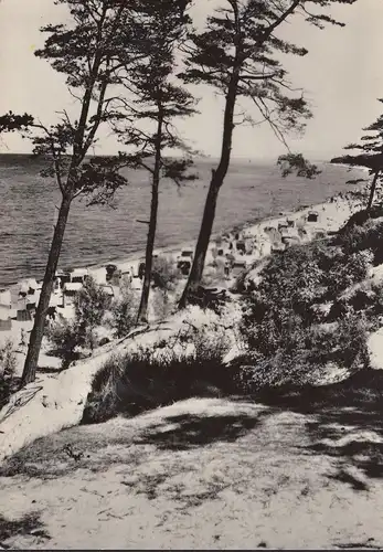 Lubmin, Strand, Strandkörbe, gelaufen