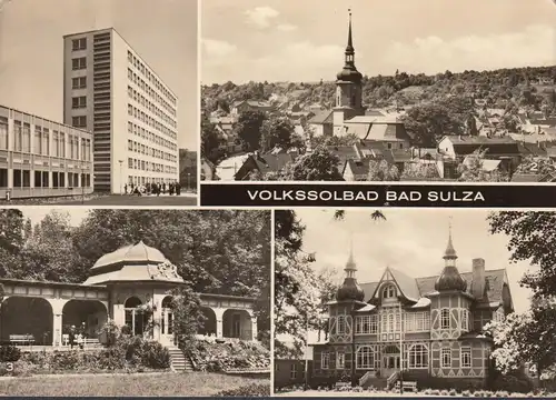 Bad Sulza, Sanatorium, Trinkhalle, Inhalatorium, gelaufen
