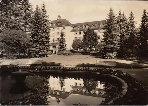 Bad Brambach, Sanatorium Joliot Curie Haus, gelaufen 1963