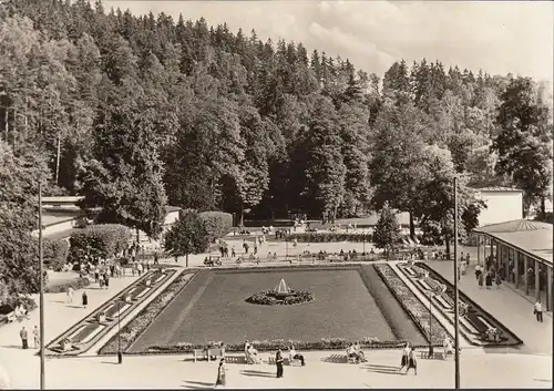 Bad Elster, Blick auf den Badeplatz, gelaufen 1970