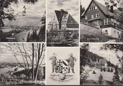 Oberwiesenthal, Sachsenbaude, Heim Eschenhof, Bergheim Schönjungferngrund, gelaufen