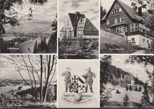 Oberwiesenthal, Sachsenbaude, Maison Eschenhof, Bergheim Schönjungfernengrund, couru