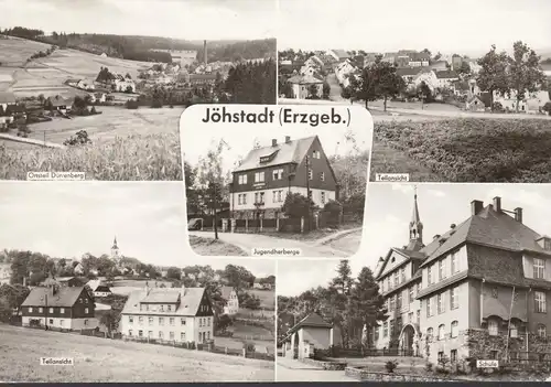 Jöhstadt, Auberge de jeunesse, école, Vue urbaine, incurvée