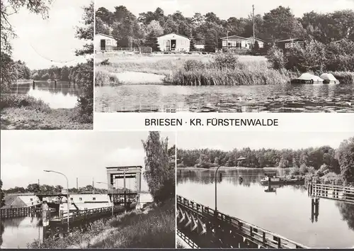 Briesen, Kersdorfer See, Kersdorfer Schleuse, gelaufen 1983