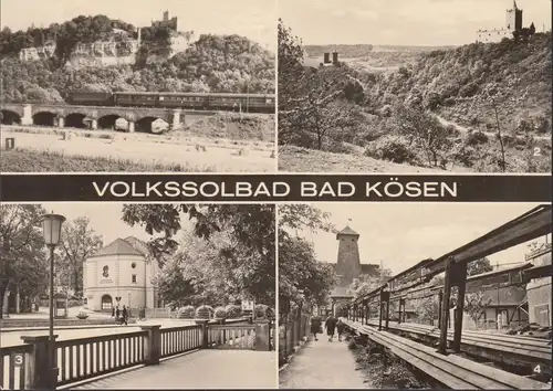 Bad Kösen, Rudelsburg, Sanatorium, gelaufen 1960