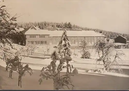 Oberhof im Winter, Haus der Freundschaft, gelaufen