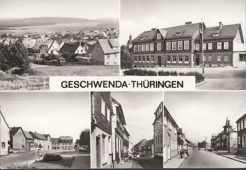 Geschwenda, Schule, Waldsteinstrasse, gelaufen