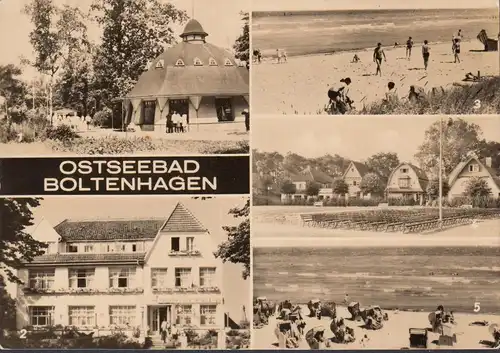Boltenhagen, Mittelweg, Zentrag Ferienheim, Kurpark, gelaufen 1971