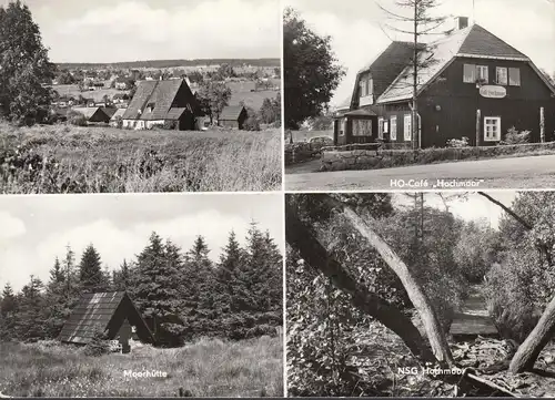 Zinnwald- Georgenfeld, Cafe Hochmoor, Moorhütte, gelaufen 1979