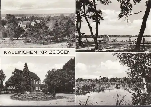 Kallinchen, Stadtansichten, Freibad, gelaufen 1980