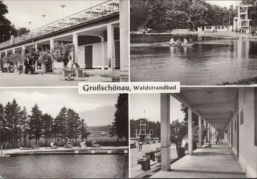 Groschönau, piscine forestière, multi-image, couru 1973