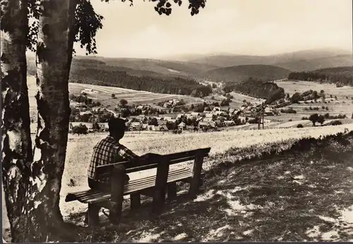 Blick auf Breitenbach, ungelaufen